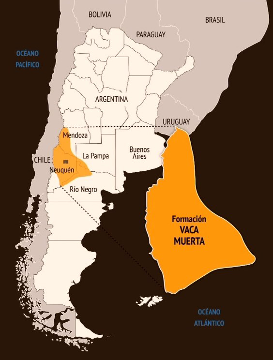 https://www.argentina.gob.ar/economia/energia/vaca-muerta/mapas - Petróleo y Energía https://www.argentina.gob.ar/economia/energia/vaca-muerta/mapas